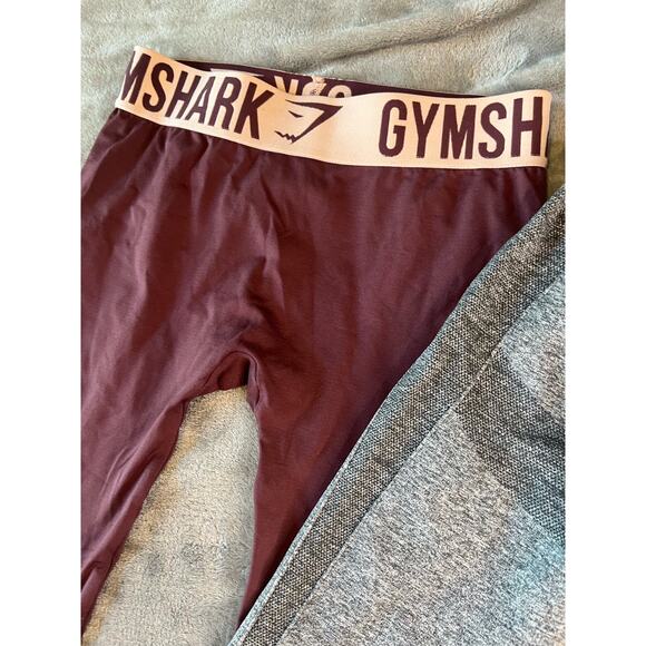 GymShark XS Workout Legging‎ Bundle of 2 Weight Lifting Pilates Yoga compression - Picture 3 of 6